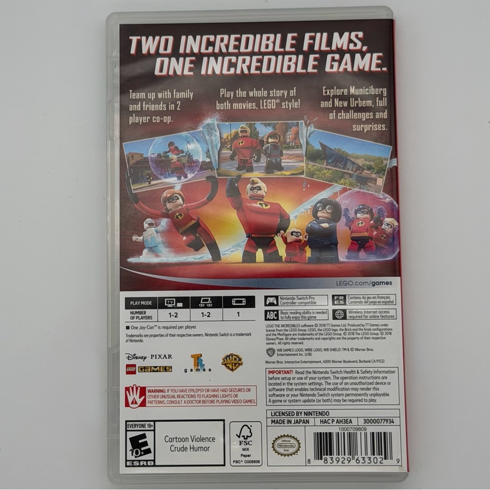 LEGO The Incredibles for Nintendo Switch - Picture 2 of 3